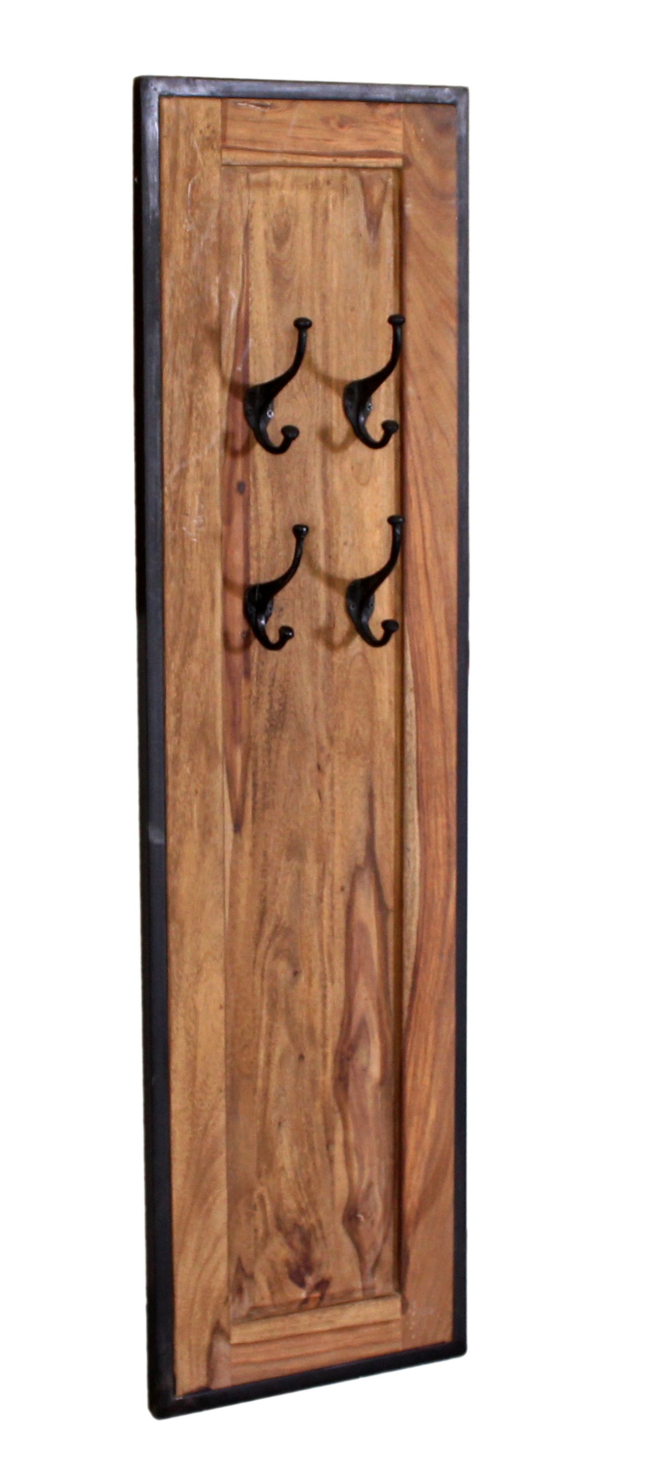 Garderobenpaneel Panama Akazie Haken Wandgarderobe Flur Garderobe Wandpaneel
