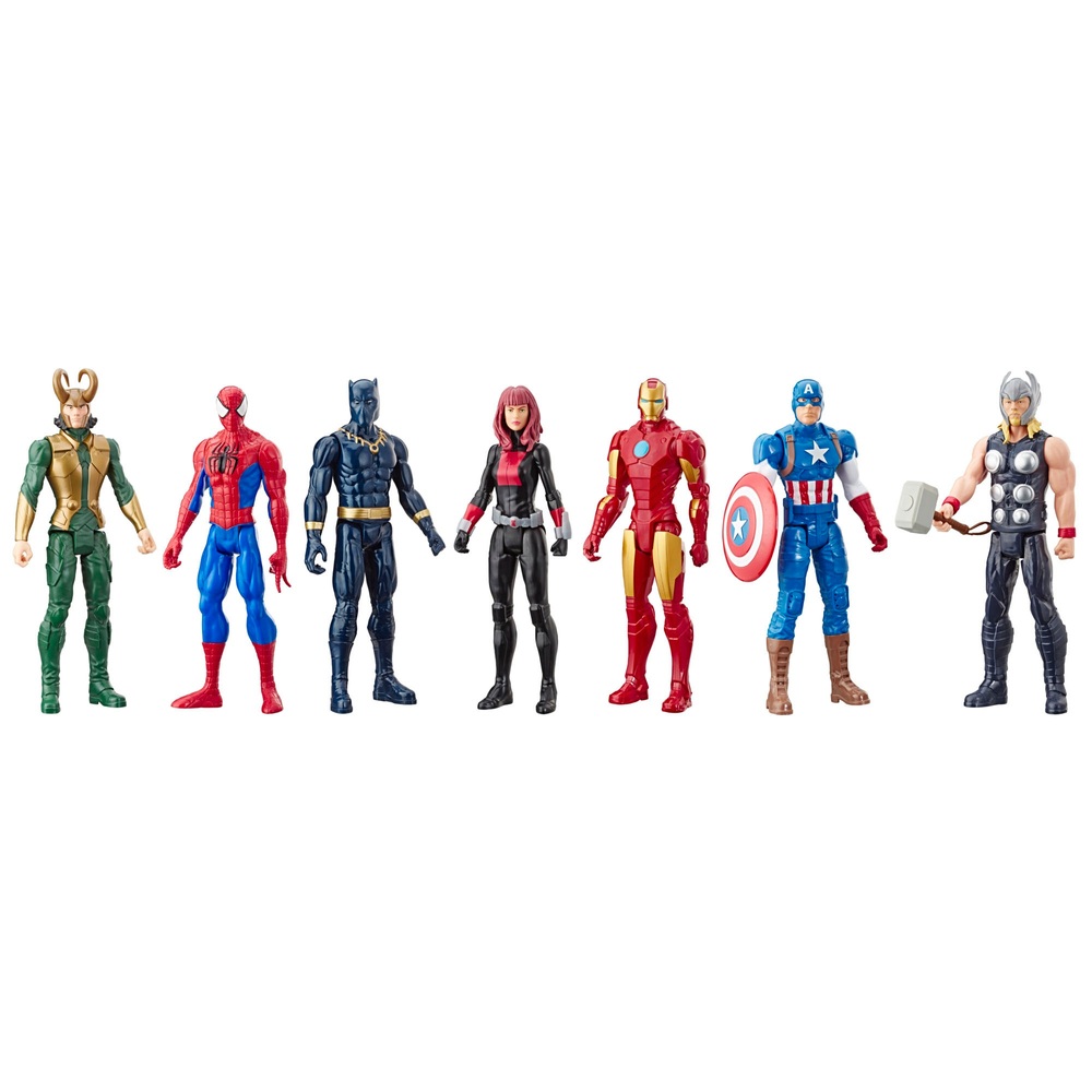 Marvel Avengers Titan Hero Series Actionfiguren 7er-Figuren-Multipack