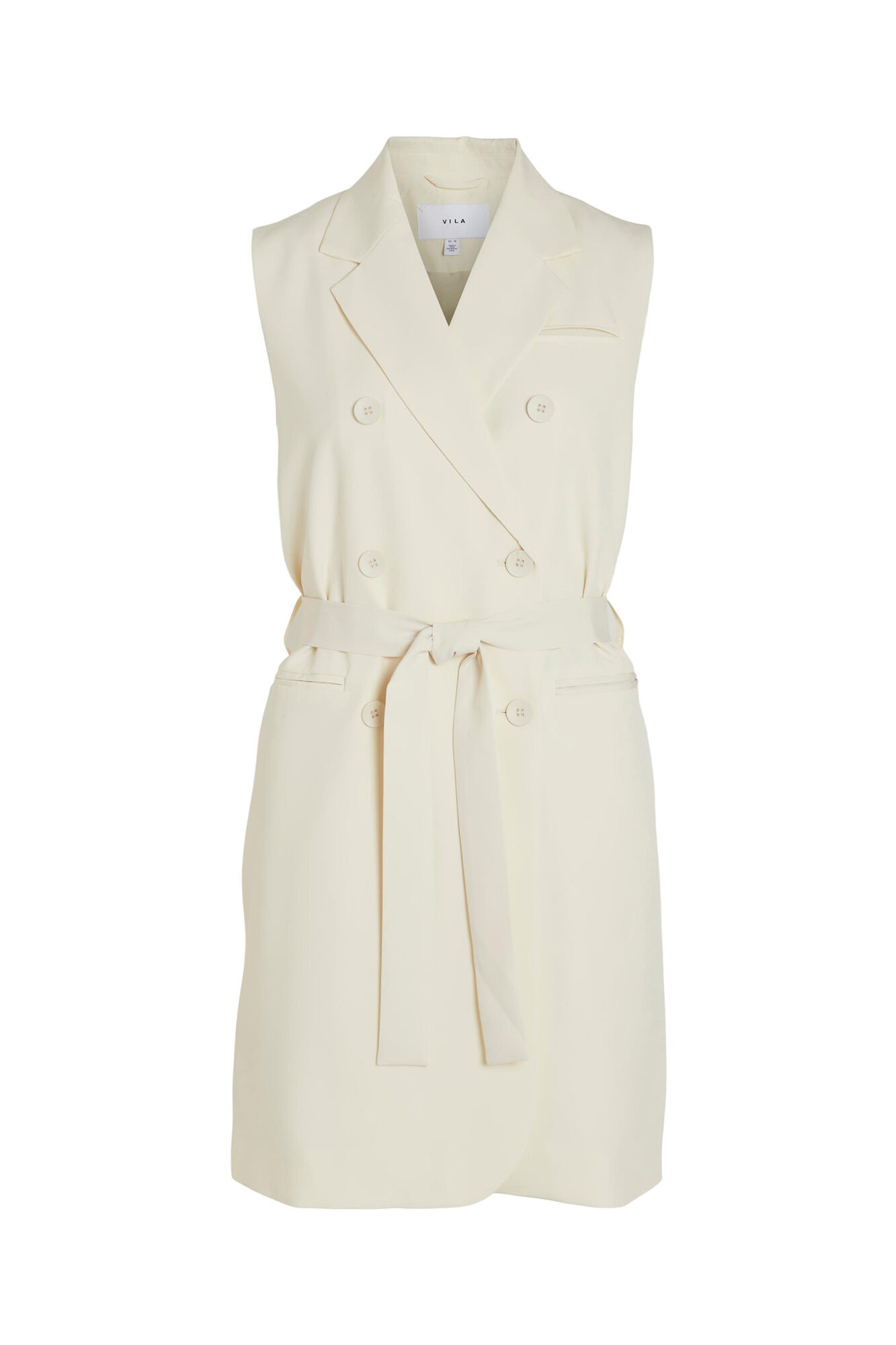Vestido Blazer Colete - Cinza