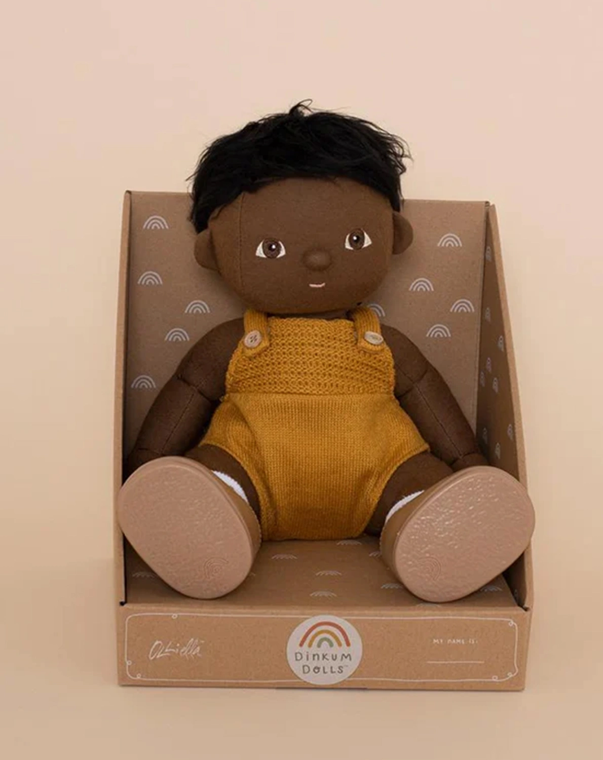 Stoffpuppe  DINKUM - TINY (35cm) in honey