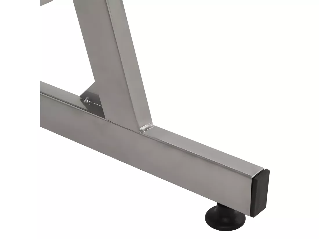 Bureau d'angle marron bois d'ingénierie