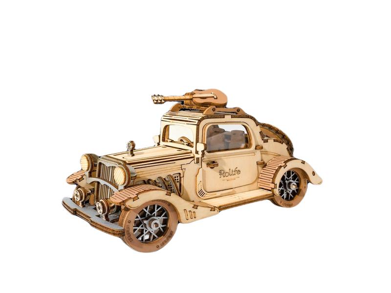 RoboTime Bausatz Vintage Car Vintage Car 3D Puzzle aus Holz