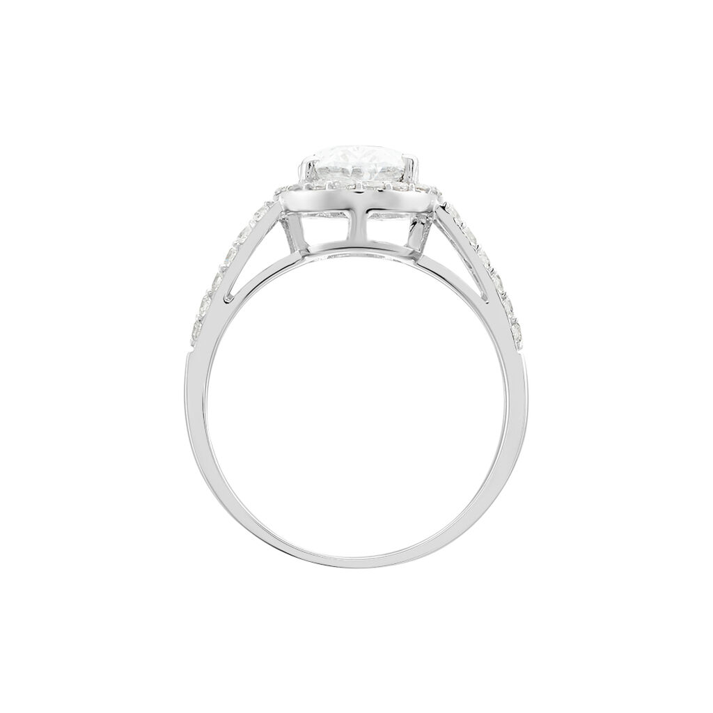 Bague Arjun Or Blanc Oxyde De Zirconium