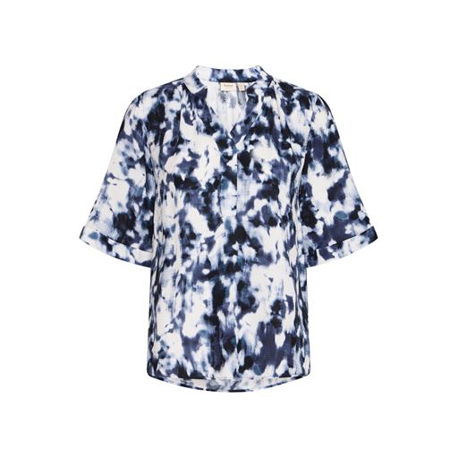 Fransa Oline Bluse, Crown Blue AOP, L