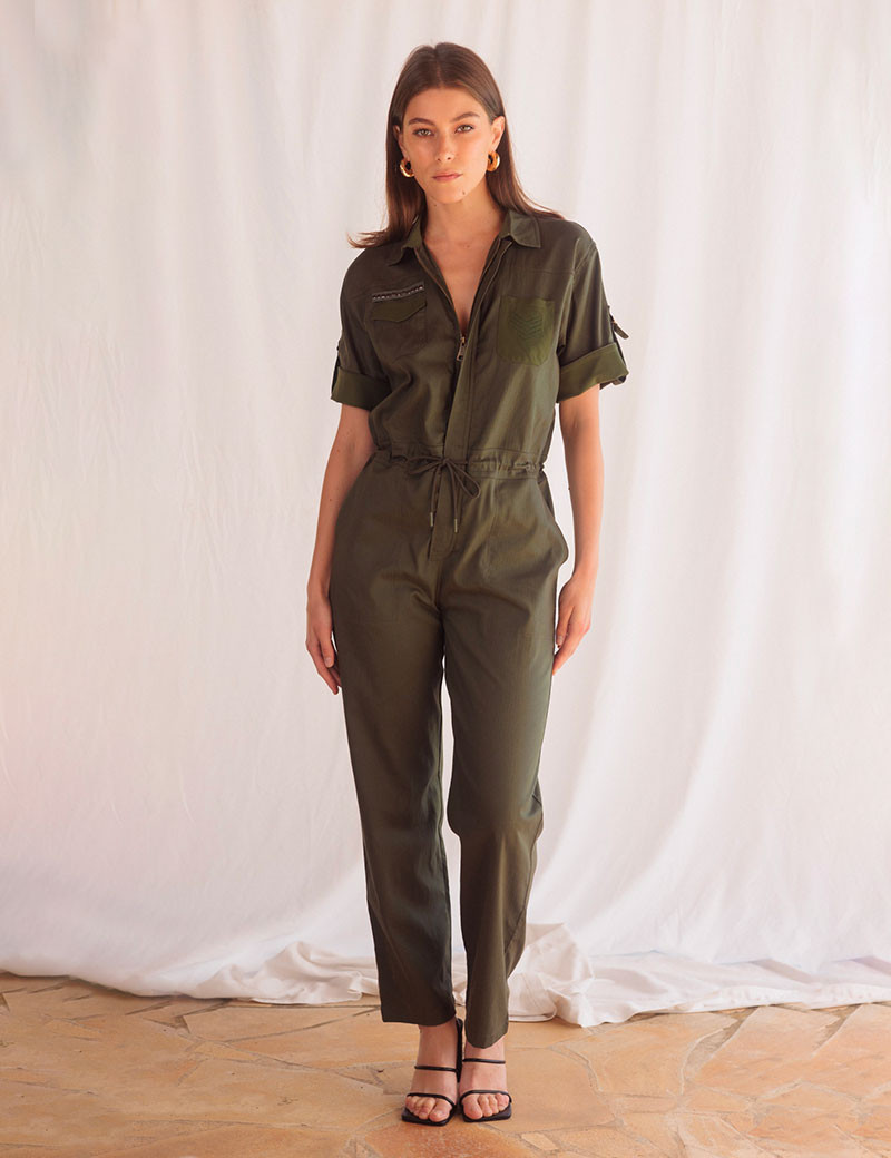 HBT ARMY HERRINGBONETWILL | VERA COMBI KAKI