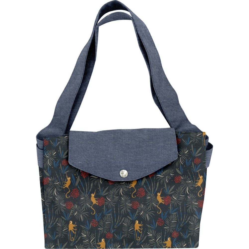 Grand Sac Cabas En Tissu Jungle Party