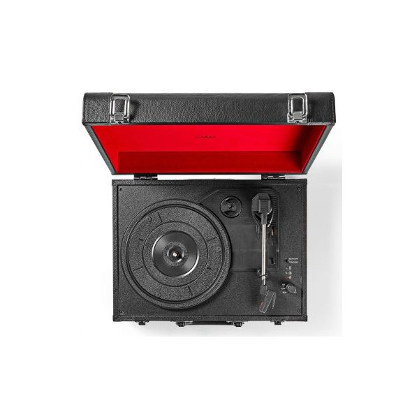 Gira-Discos Nedis Gira Discos 33-45-78rpm 2x9w Bt USB Preto - TURN210BK