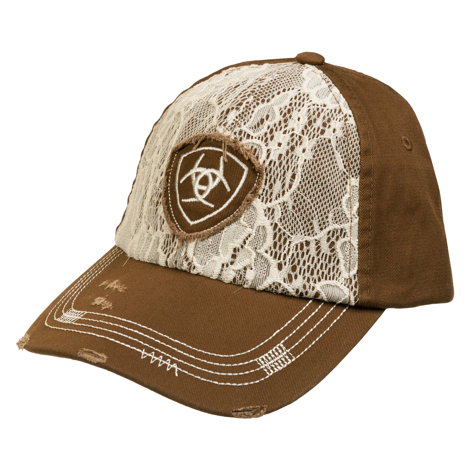 ARIAT Lace Logo Cap  - brown - one size