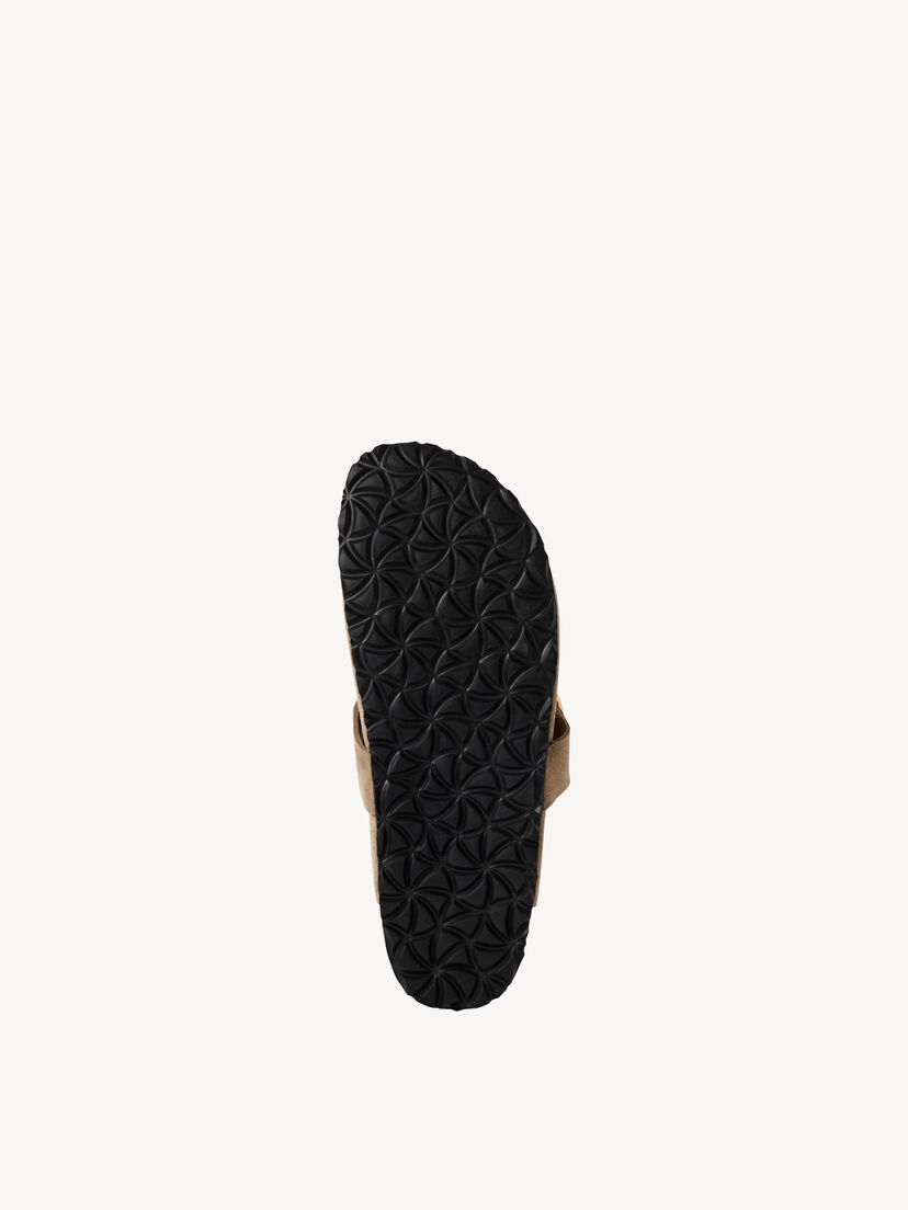Leren Slipper - beige