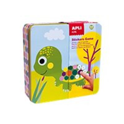 Apli - Jeu de gommettes tortue - kit de travaux créatifs