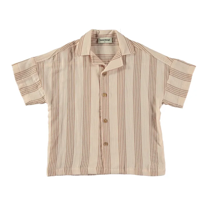 Tocoto Vintage Chemise Oversize Rayure | Rose