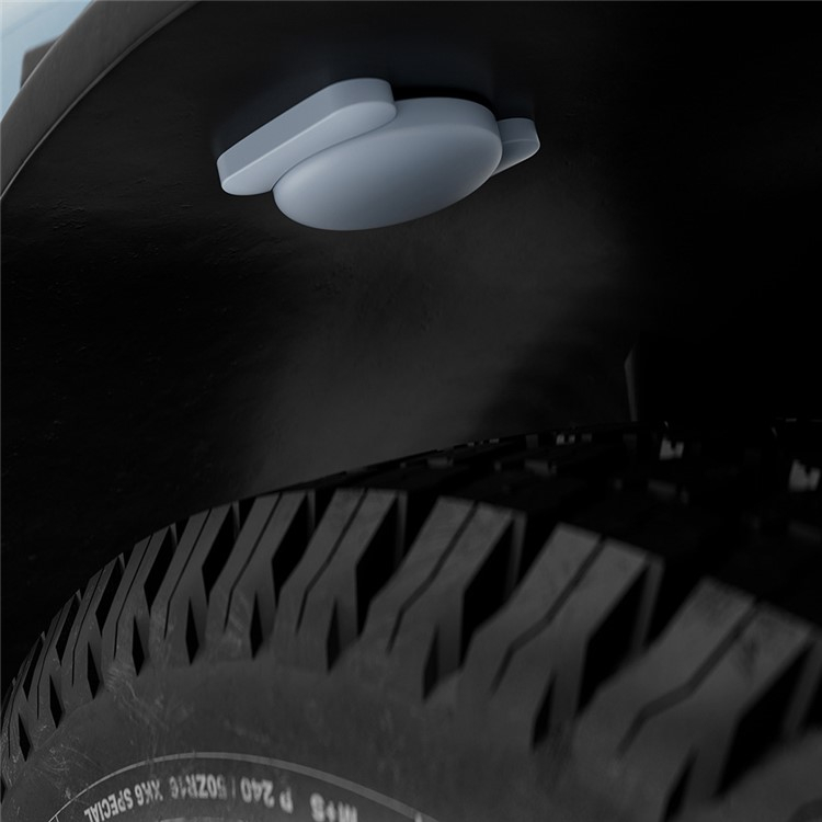 Apple AirTag Magnetische Silikon Case Hülle - Grau