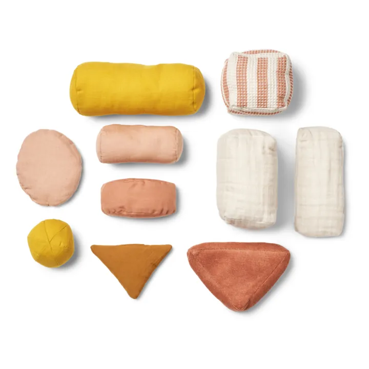 Liewood Cubes sensoriels - Set de 10 | Rose multi mix