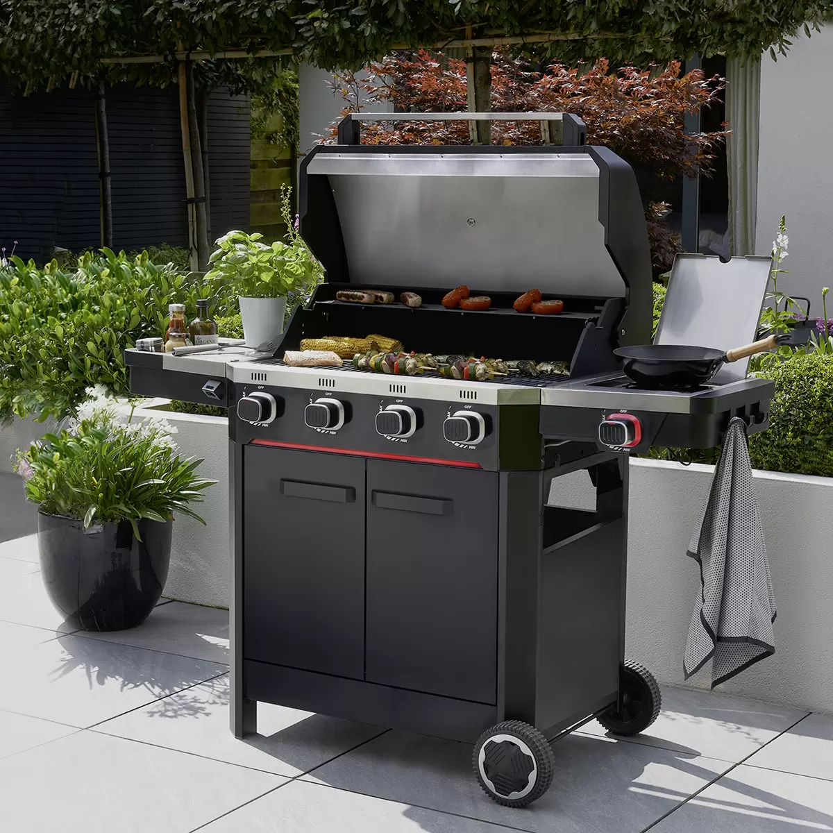 Gasgrill Hamson Mercury Schwarz