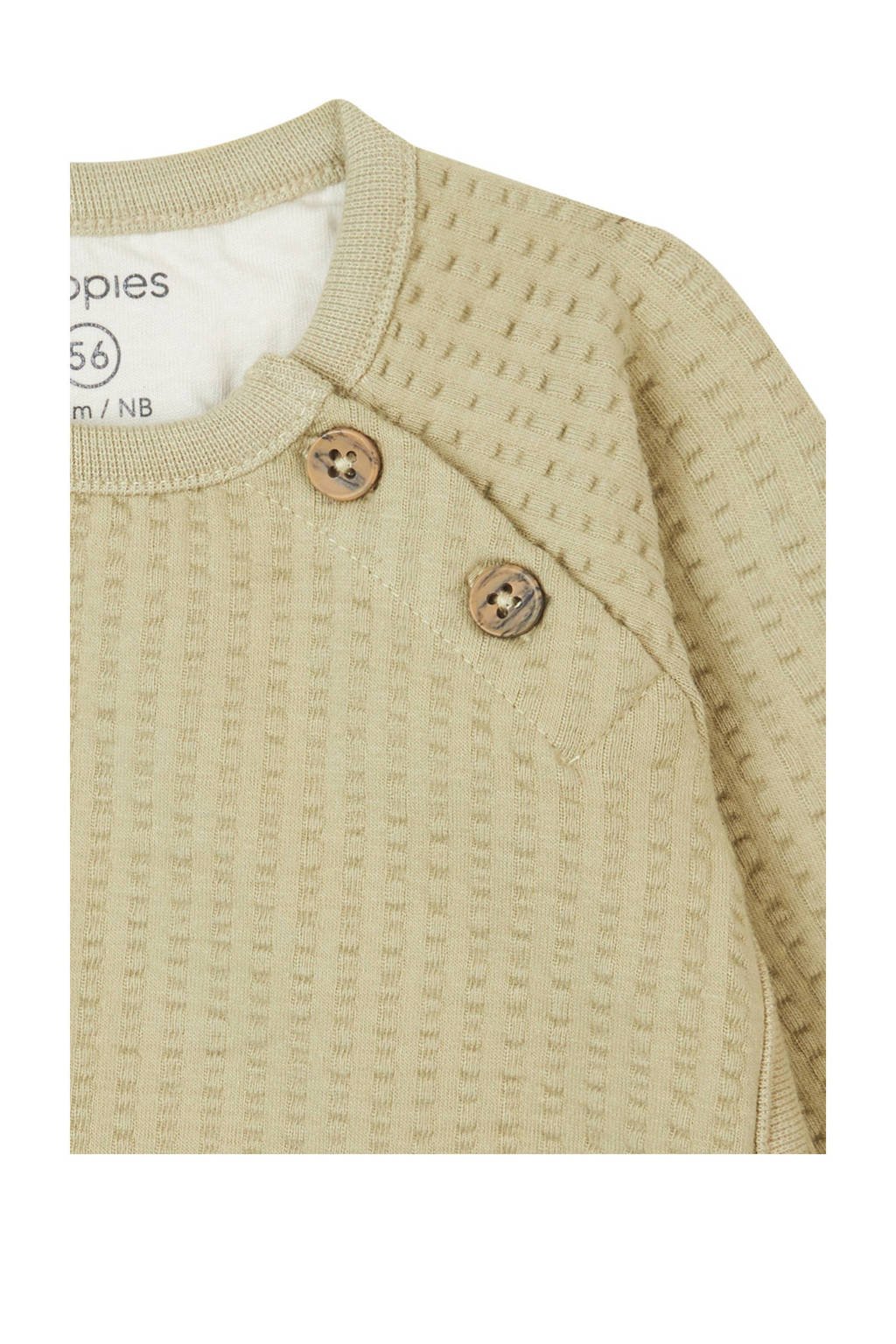 Noppies baby longsleeve groen