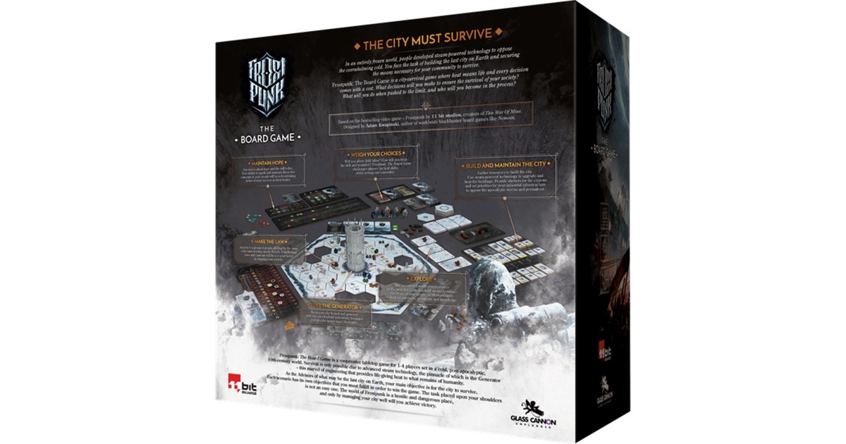 European Player NetworkFrostpunk Bordspel  (Engels, 1 - 4 spelers, 120 - 150 minuten, Vanaf 16 jaar)