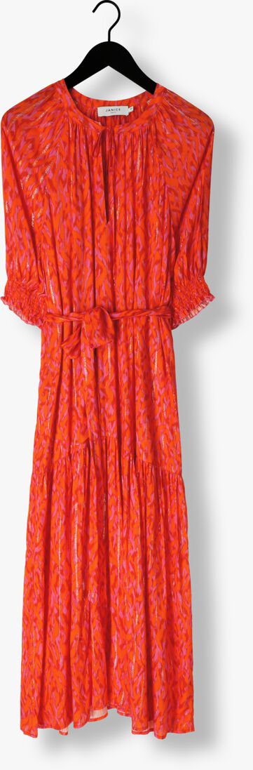 JANICE oranje janice maxi jurk julian