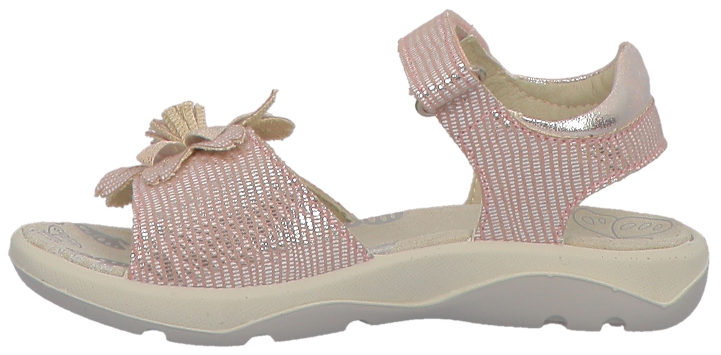 Lurchi Sandale »Flora«  , Sandalette mit Klettverschlüssen, Grössenschablone zum Download