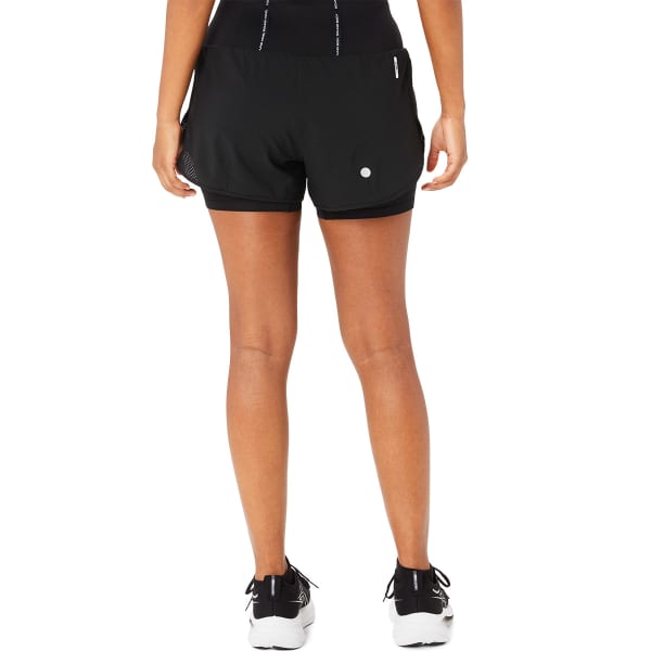 Short running ASICS ROAD 2-N-1 3.5IN SHORT W PERFORMANCE BLACK/PERFORMANCE BLACK