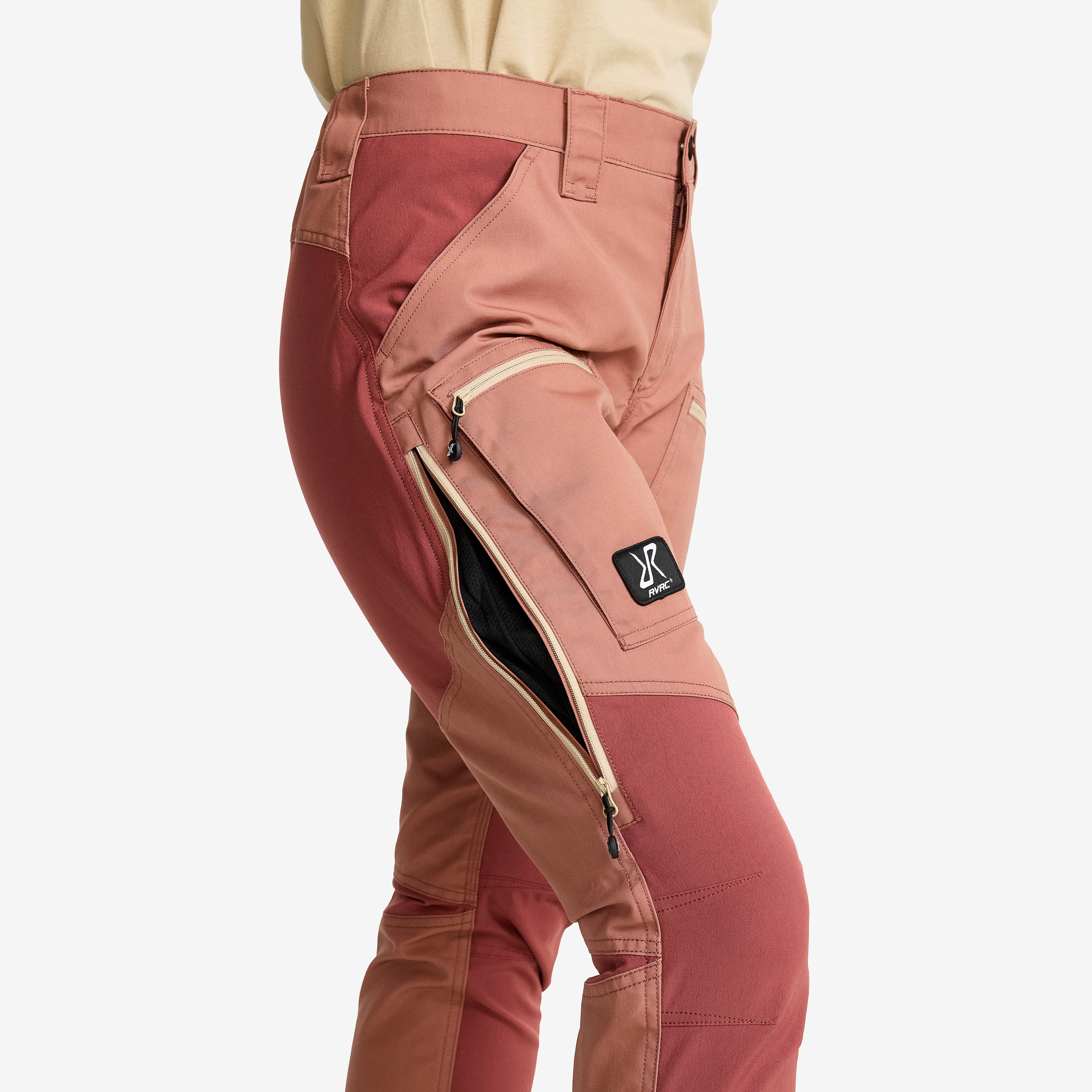Nordwand Pro Pants Dame Pink Wood/Apple Butter