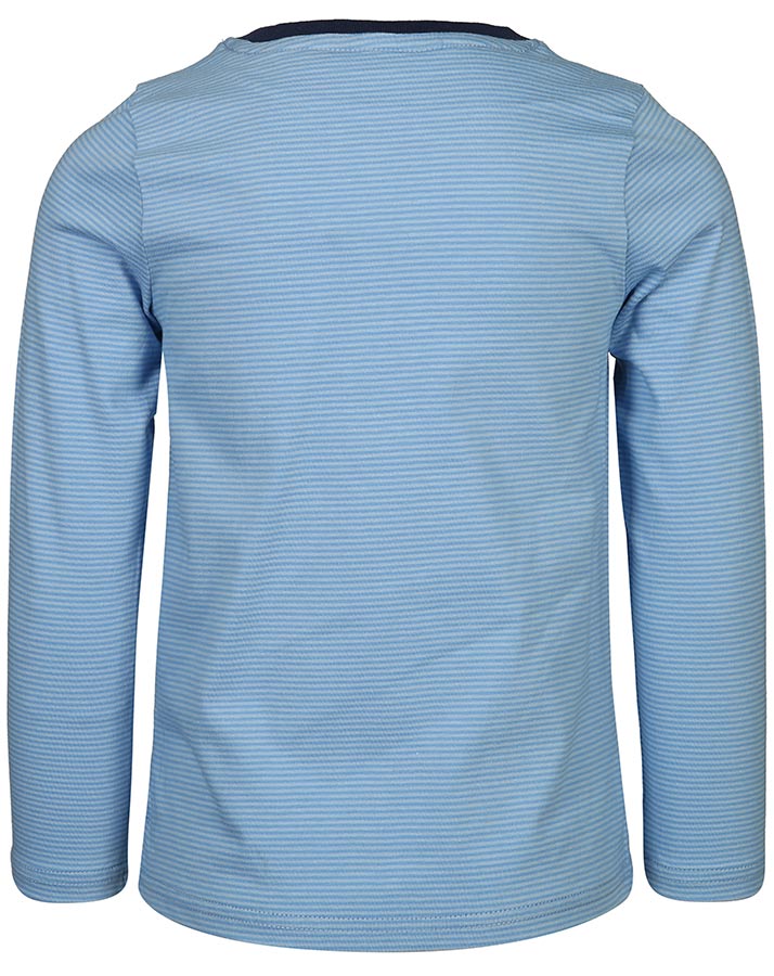 Langarmshirt PASCAL geringelt in blau