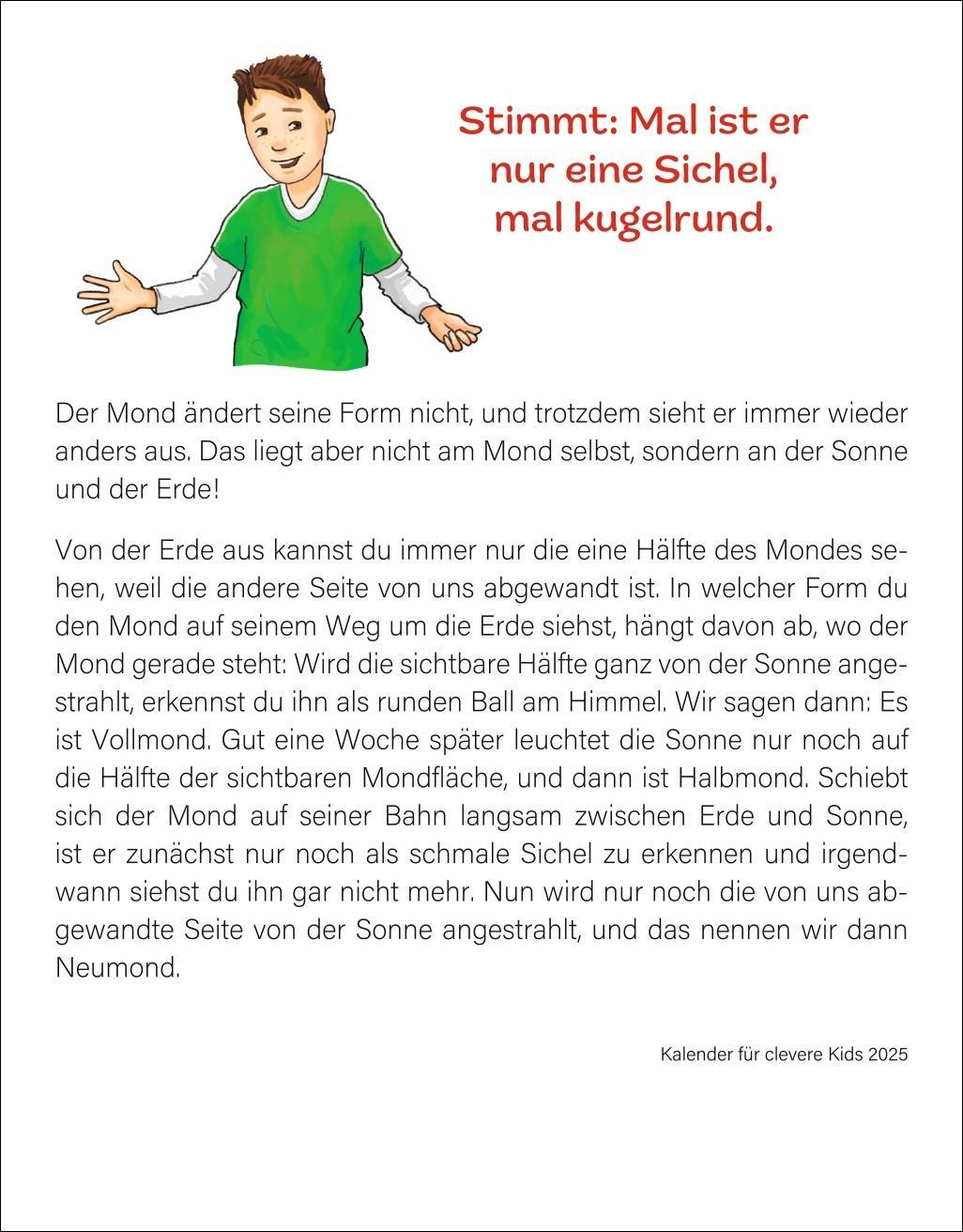 Kalender für clevKids Tagesabreißkalender 2025