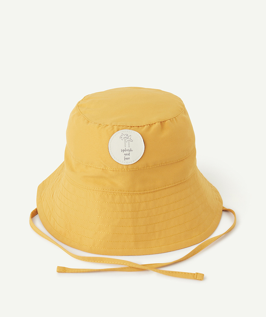 LASSIGBOB ANTI-UV BÉBÉ FILLE ORANGE AVEC CORDONS