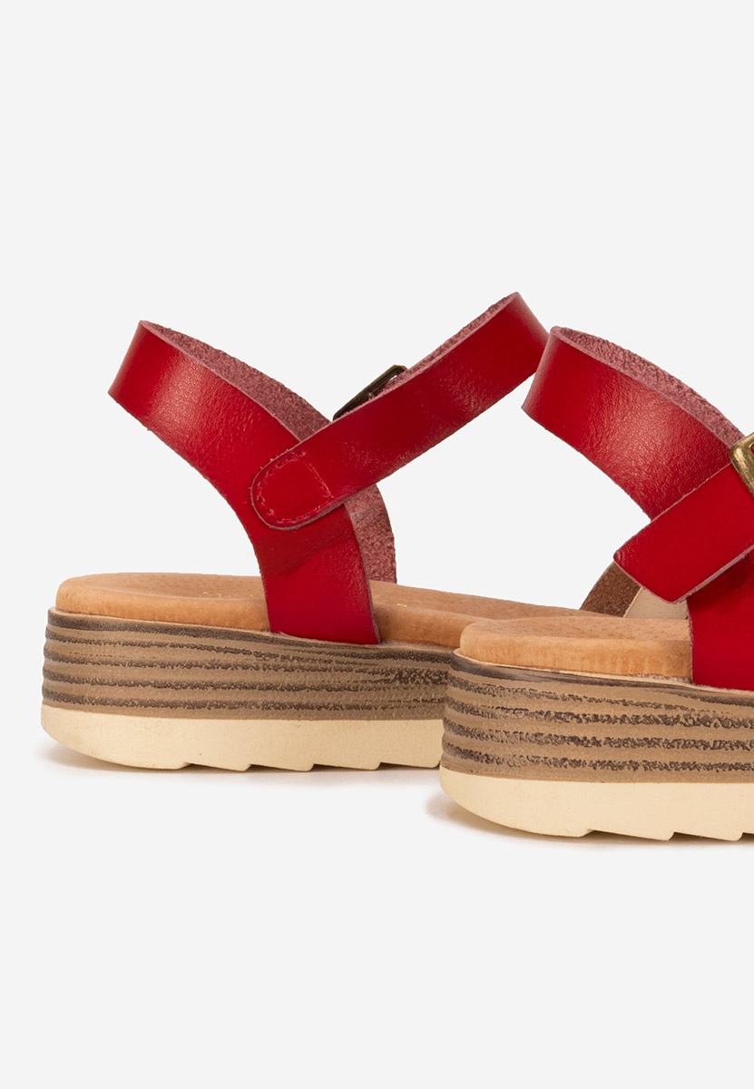 Sandales en cuir femme multicolores Mendosa