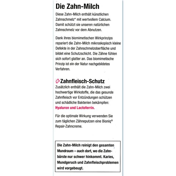 Bioniq Repair Zahnmilch (400 ml)