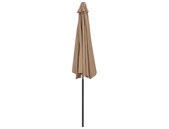VIDAXL - Parasol de balcon avec mât en aluminium taupe 300x150 cm dem...