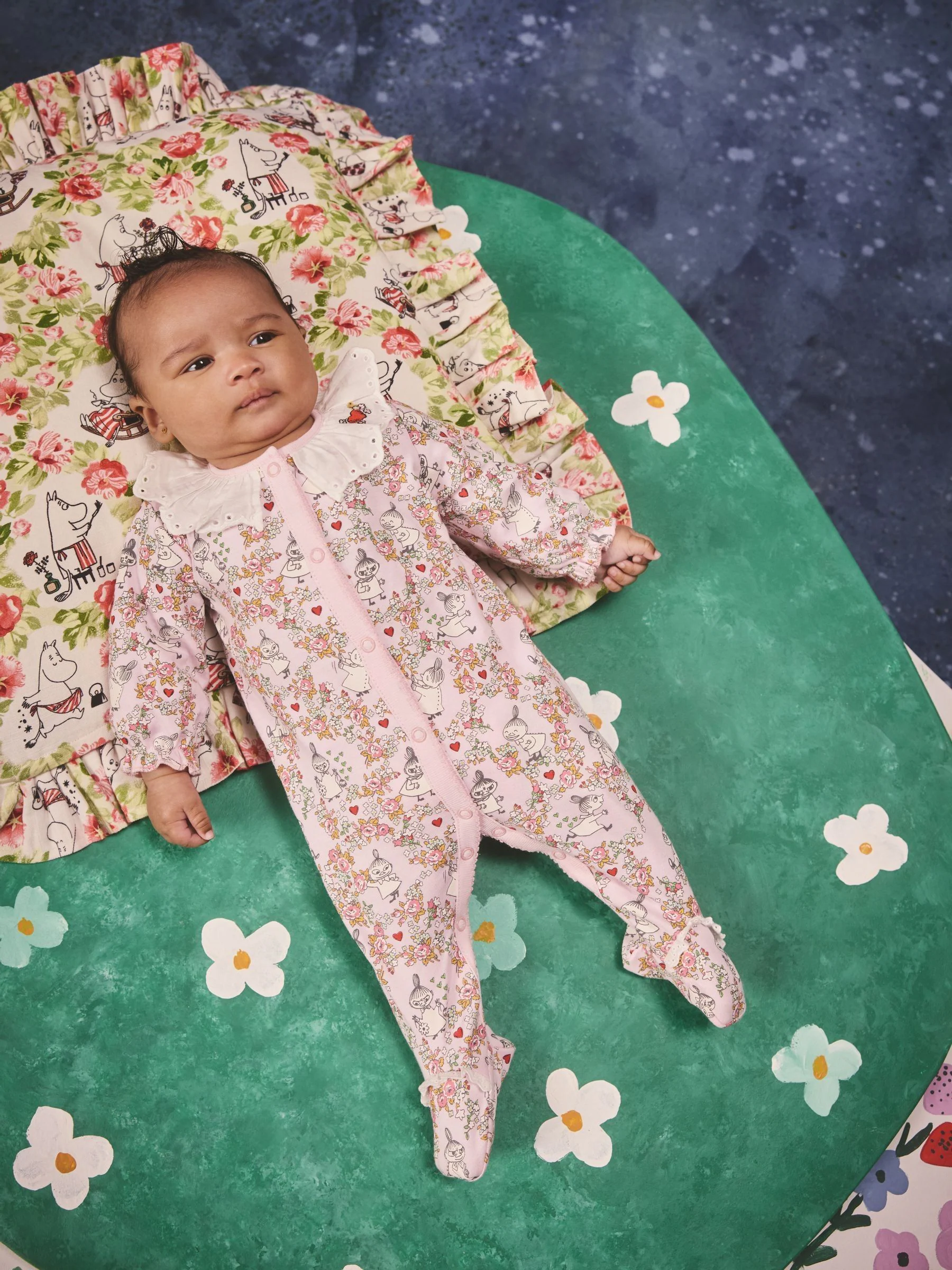 Roze - Moomin Baby Sleepsuit