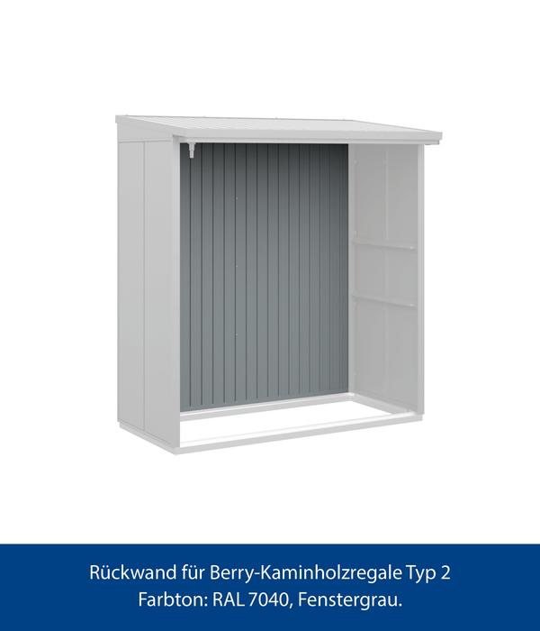 Hörmann Rückwand für Berry-Kaminholzregal