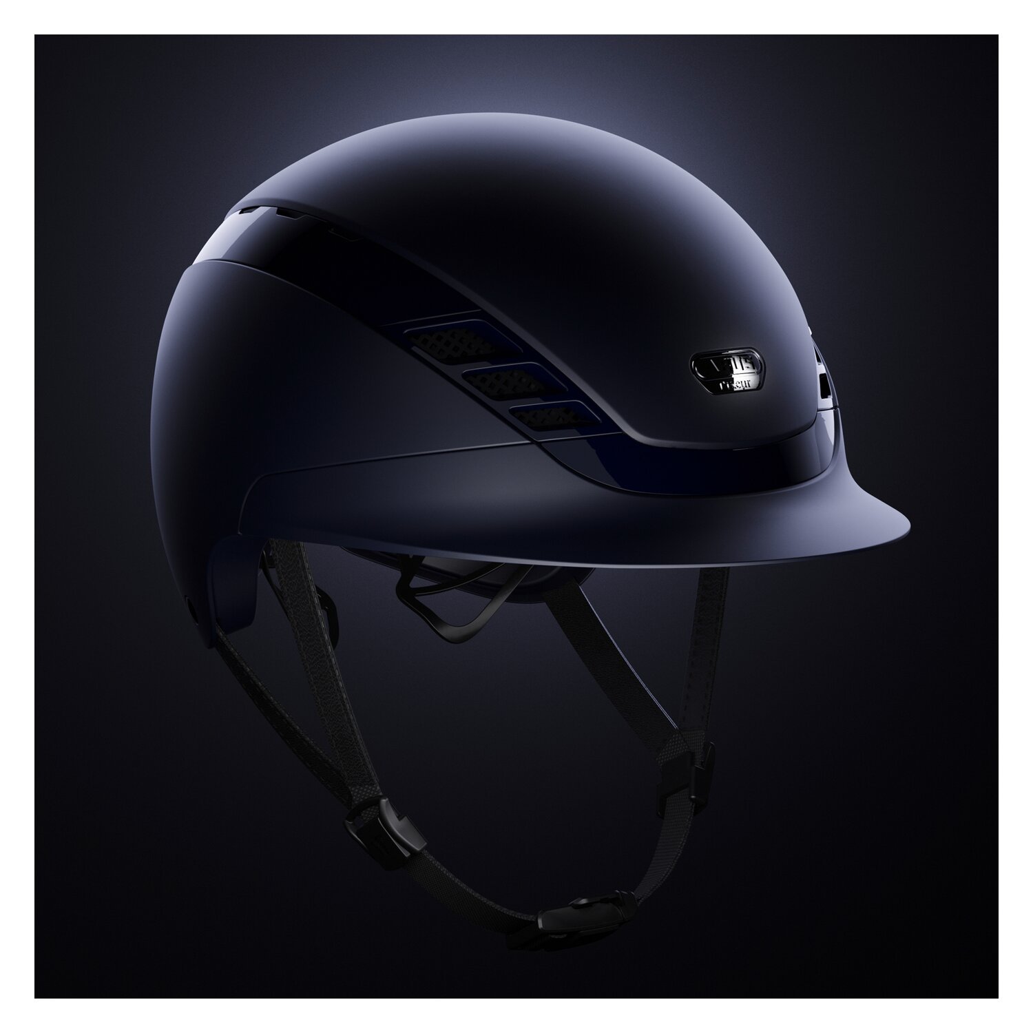 ABUS PIKEUR Reithelm AirLuxe Pure  - midnight blue