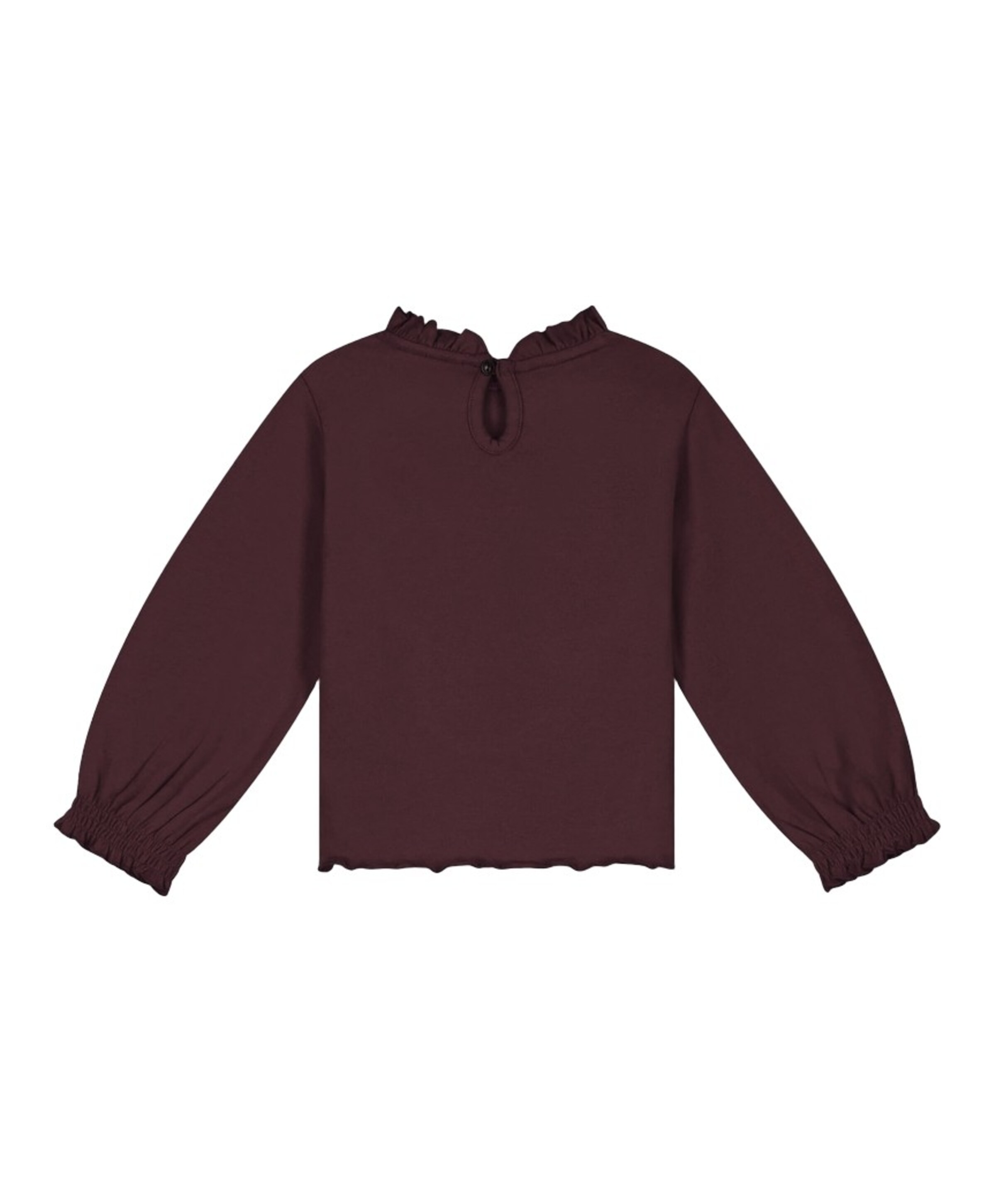 Stains & Stories Meisjes longsleeve bordeaux