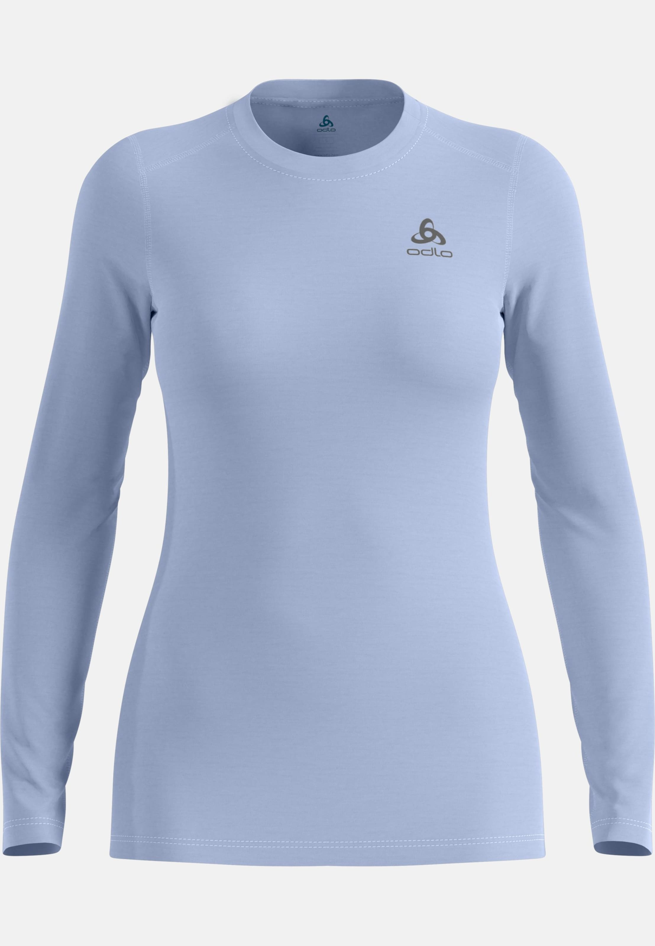 Natural Merino 160 Base Layer Langarmshirt in Blue heron