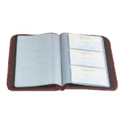 Brepols Palermo - Classeur pour cartes de visite - pour 144 cartes - noir