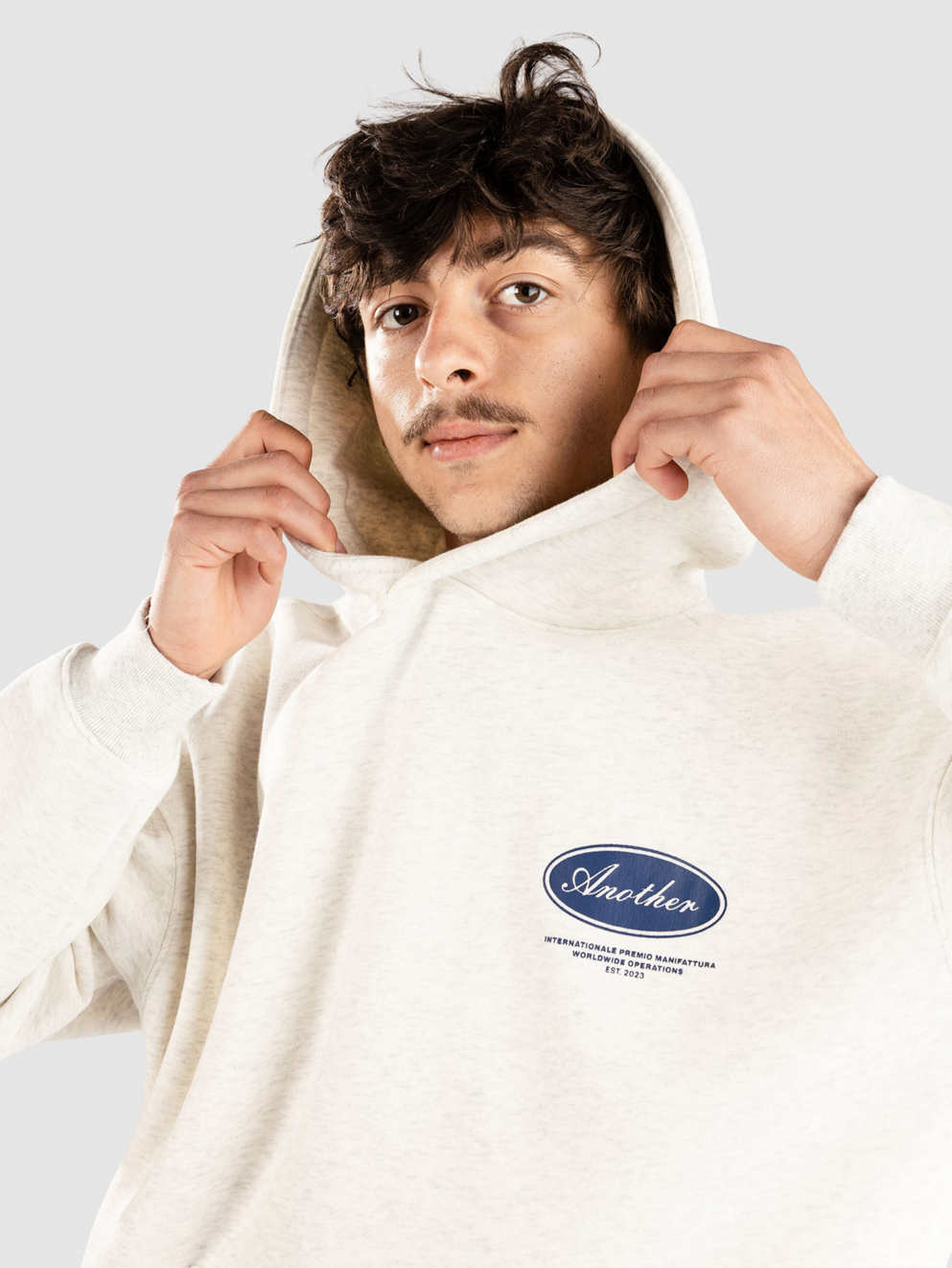 Another Cotton Lab Summer In Paradise Oversized Hoodie grey
