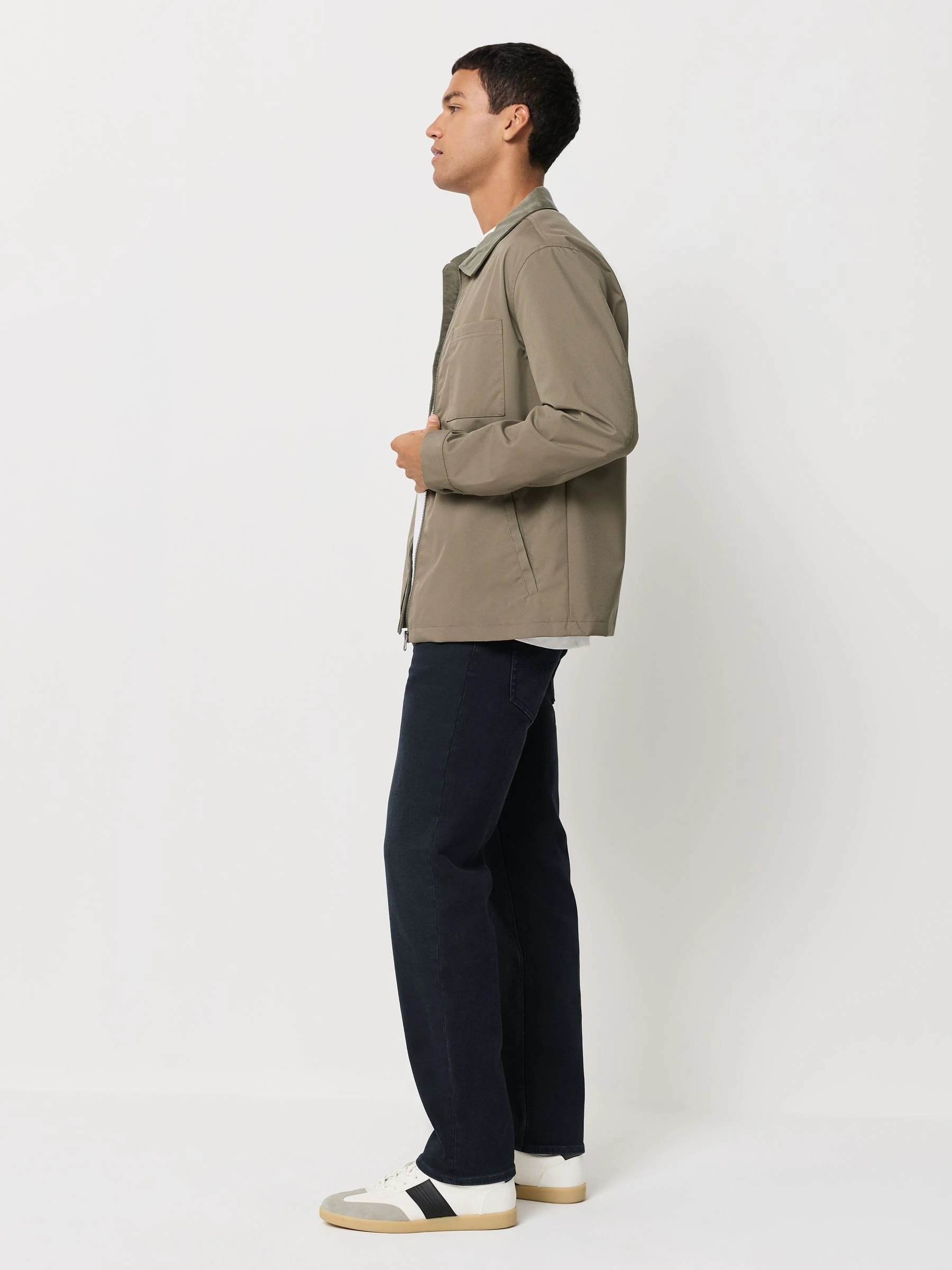 Zwart - ThermoGen - Straight fit - Motionflex jeans