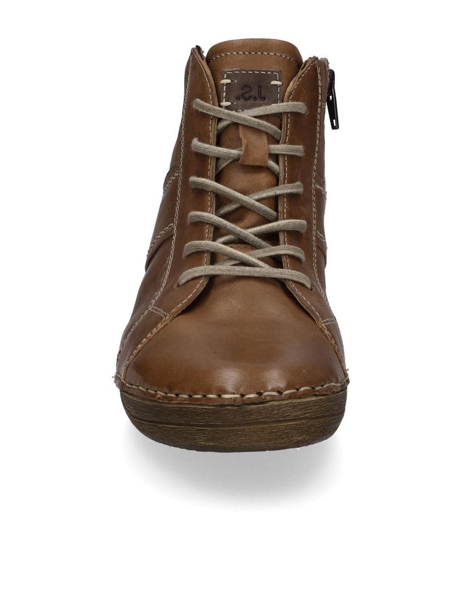 Stiefelette Felicia 01, cognac-komb