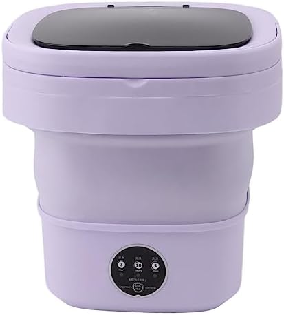 Petite Machine à Laver Portable, Lave Linge Multifonctionnel de Grande Capacité, Machine à Laver Pliable avec Essorage Doux pour Le Dortoir Le Camping Le (Green) : Gros électroménager