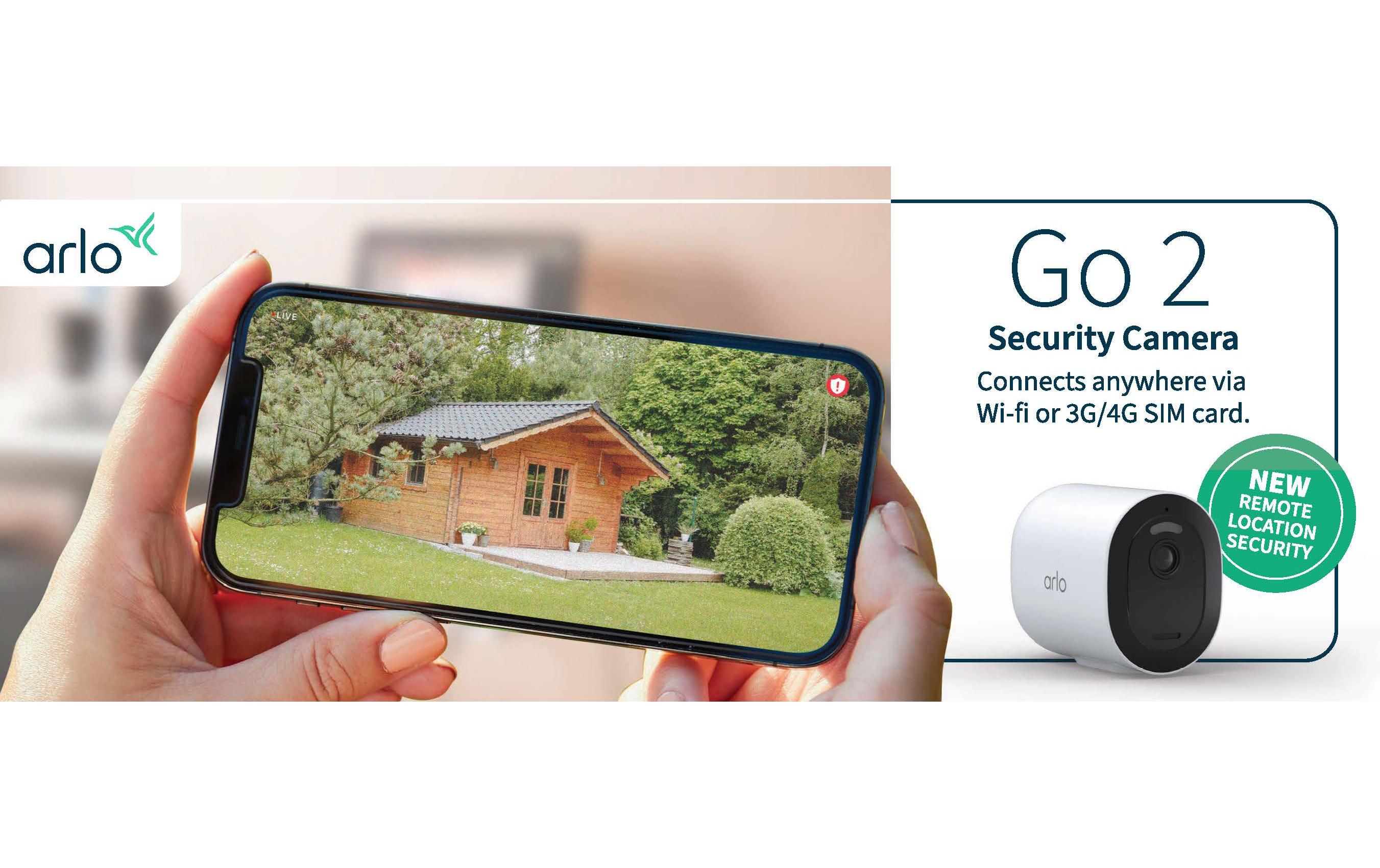 4G/LTE-Kamera Go 2 HD<br>Arlo Go 2