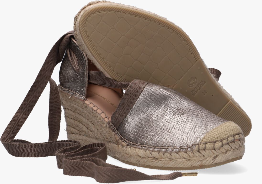 FRED DE LA BRETONIERE taupe fred de la bretoniere espadrilles 153010232