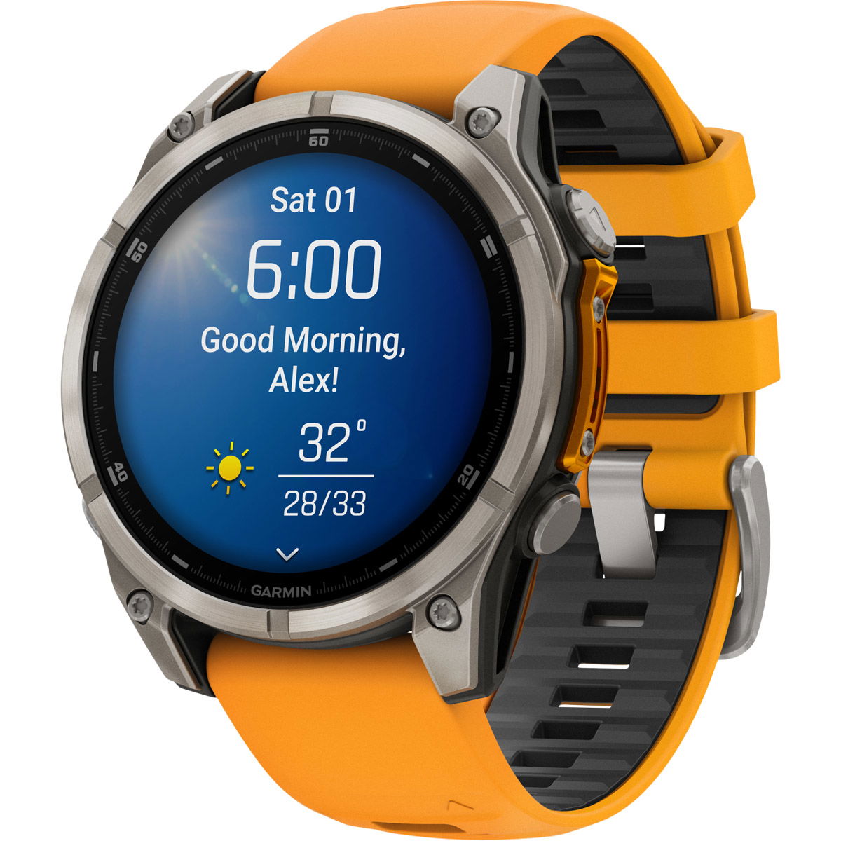 Garmin Fenix 8 - 47 mm Amoled Sapphire GPS Pulsur