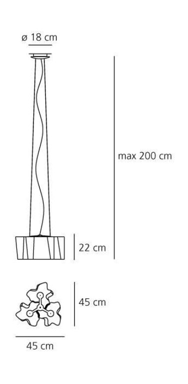 Artemide Logico Mini 3x120 hanglamp Ø45