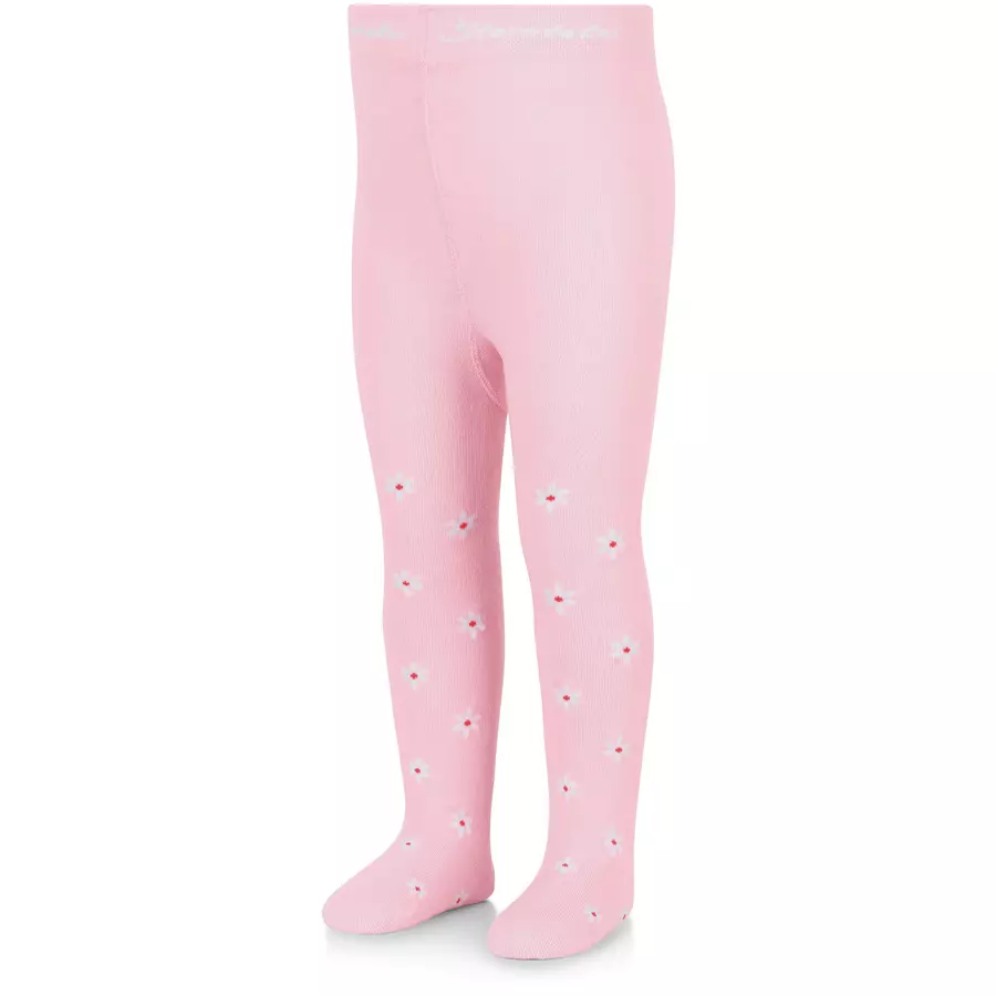 Sterntaler Strumpfhosen Blumen rosa