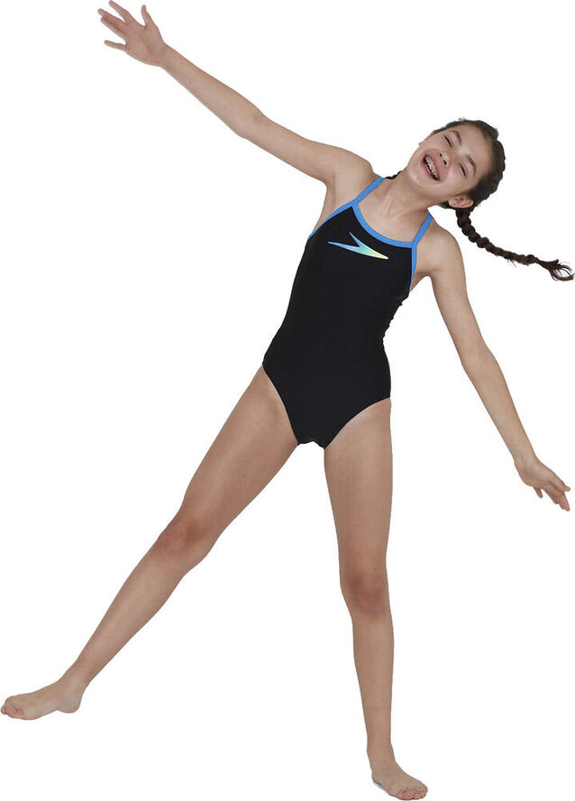 Speedo Placement Thinstrap Muscleback Swimsuit Sort