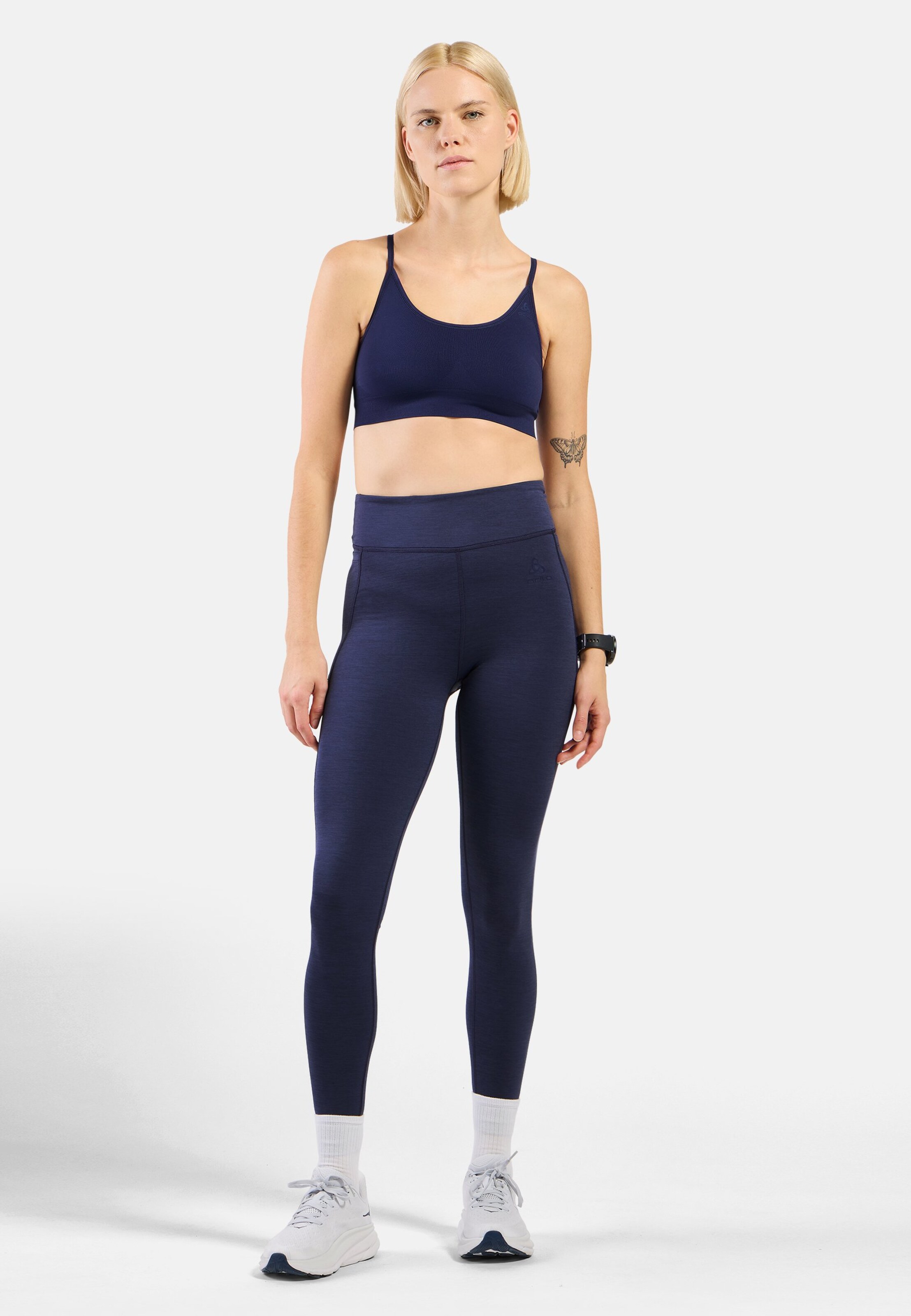 Seamless Wende-Sport-BH mit sanftem Halt in eclipse - grey melange