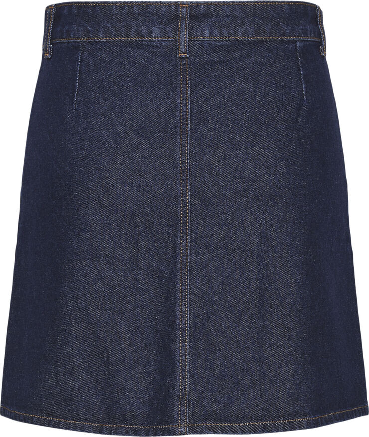 Pieces PCNEVIN HW MINI SKIRT Blå