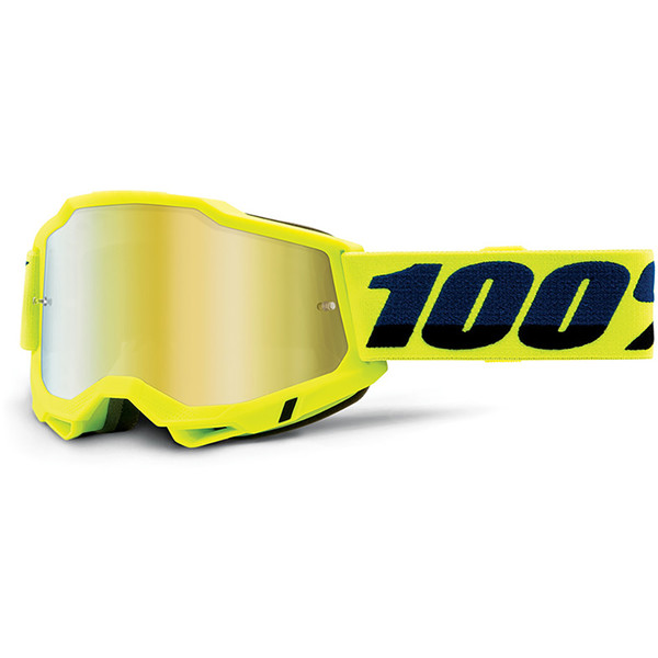100% - Masque Enfant Accuri 2 - Ecran Iridium Jaune / Bleu / Noir / Iridium