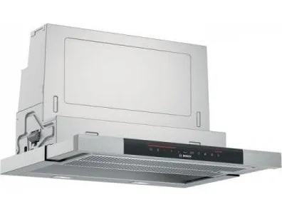 Bosch Serie | 8 DFS067K51 - Hætte - teleskopisk - Niche - bredde: 52.4 cm - dybde: 29 cm - udtrækning og recirkulation (-) - med intern motor - rustfrit stål